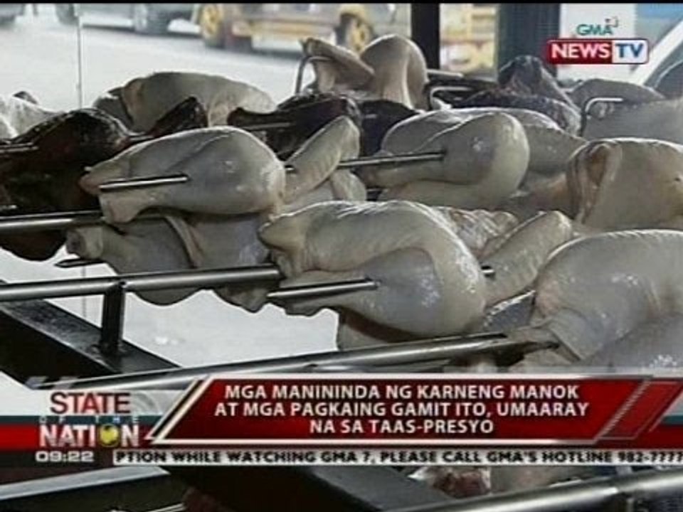 SONA: Mga manininda ng karneng manok at mga pagkaing gamit ito, umaaray sa taas-presyo