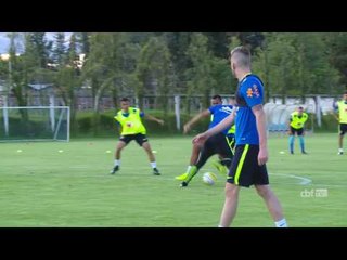 Seleção Sub-20 faz primeiro treino em Riobamba