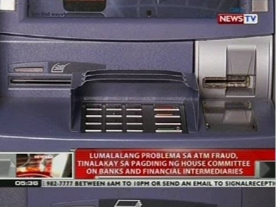 QRT: Lumalalang problema sa ATM fraud, tinalakay