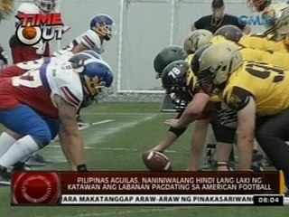 24 Oras: Laban ng "Pilipinas Aguilas" sa American football match kontra Australia, naging maaksyon