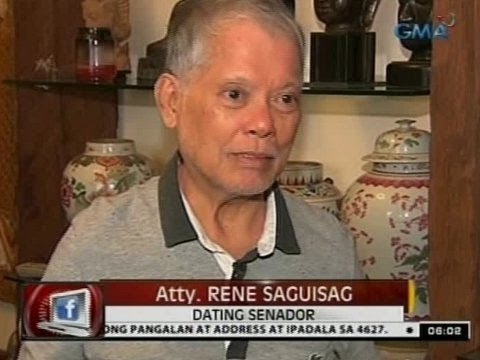 24 Oras: Atty. Rene Saguisag, 'di pabor sa mga panawagang i-reelect si PNoy