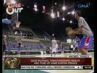 24 Oras: Gilas Pilipinas, talo sa tune-up game kontra France