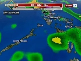 NTG: Malaking bahagi ng bansa, uulanin ngayong Lunes