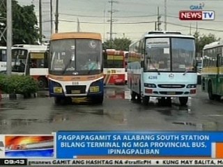NTG: Pag-gamit sa Alabang South Station bilang provincial bus terminal, ipinagpaliban