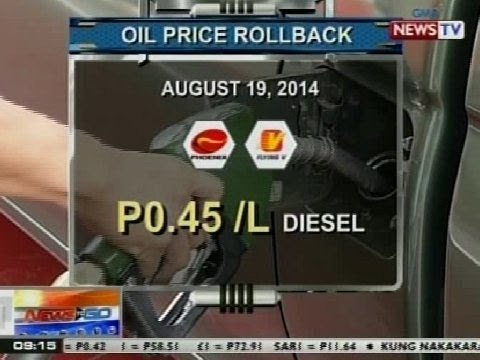 NTG: Ilang oil firms, nagpatupad ng rollback ngayong umaga