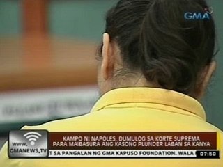 24 Oras: Kampo ni Napoles, dumulog sa Korte Suprema para maibasura ang kasong plunder laban sa kanya