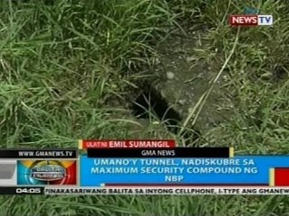Umano'y tunnel, nadiskubre sa Maximum Security Compound ng NBP