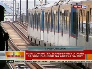 BT: Mga commuter, napeperwisyo dahil sa sunod-sunod na aberya sa MRT