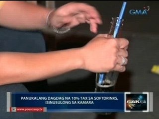 Saksi: Panukalang dagdag na 10% tax sa softdrinks, isinusulong sa Kamara