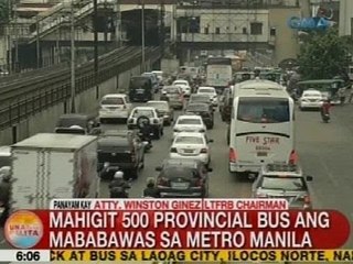 UB: Provincial buses na galing southern Luzon, lilimitahan na ang pagpasok sa NCR