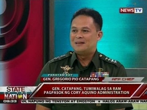 SONA: Panayam kay AFP Chief Gen. Gregorio Pio Catapang