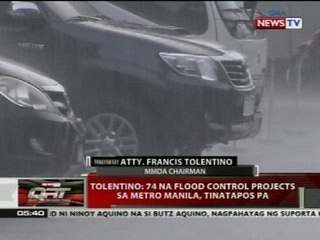QRT: Tolentino: 74 na flood control projects sa Metro Manila, tinatapos pa