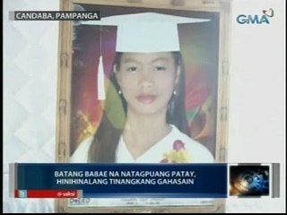 Saksi: Batang babae sa Pampanga na natagpuang patay, hinihinalang tinangkang gahasain