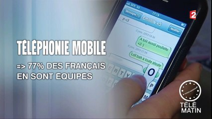 Téléphone portable : les Français de plus en plus accros