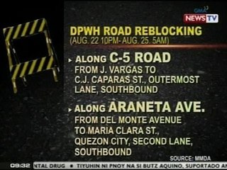 NTG: Ilang bahagi ng QC, sasailalim sa road repair ngayong weekend