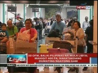 Download Video: NTVL: 50 OFW, balik-Pilipinas na mula Libya