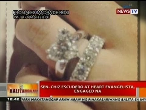 BT: Sen. Chiz Escudero at Heart Evangelista, engaged na