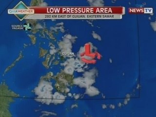 NTVL: LPA sa silangan ng bansa, patuloy na binabantayan
