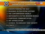 9 units ng Filipino sa kolehiyo, tatanggaling sa general education curriculum