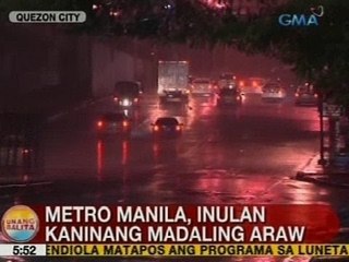 UB: Metro Manila, inulan kaninang madaling araw