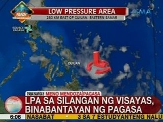 UB: LPA sa silangan ng Visayas, binabantayan ng PAGASA