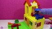 Peppa Pig Mega Bloks House With Swimming Pool And Water Slide Building ◕ ‿ ◕ Toys Videos for Kids