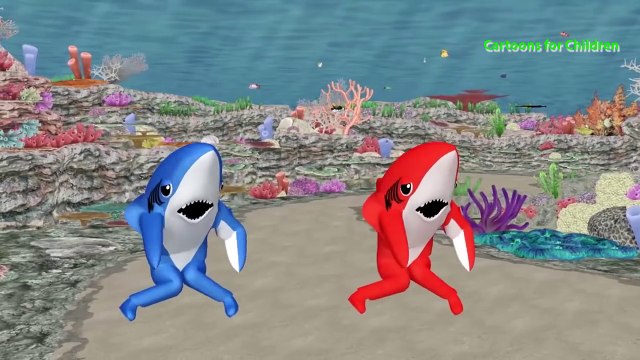 Sharks Cartoons Finger Family Rhymes For Children | Sharks Kids Nursery Rhymes Collection