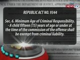 SONA: Edad ng criminal liability, planong pababain mula 15 taon hanggang 12 taon