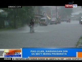 NTG: Pag-ulan, naranasan din sa iba't ibang probinsya