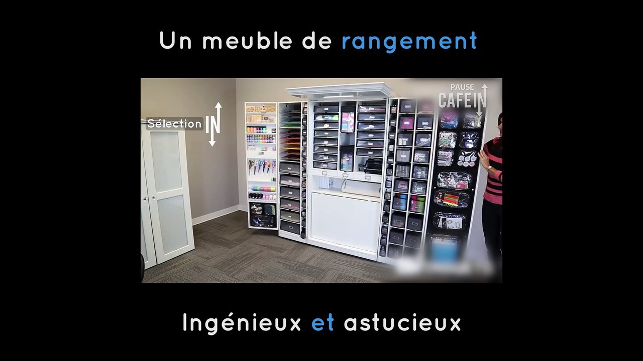Un meuble de rangement parfait pour ranger chaque chose à sa place