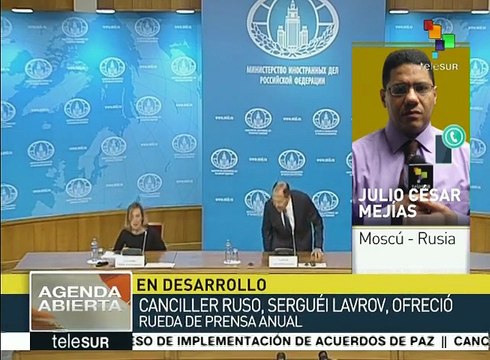 Defiende canciller ruso apoyo de su país a Siria contra yihadistas