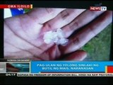 BP: Pag-ulan ng yelong sinlaki ng butil ng mais, naranasan sa Alimodian, Iloilo