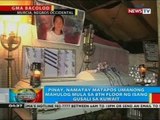 Pinay, namatay matapos umanong mahulog mula sa 8th floor ng isang gusali sa Kuwait