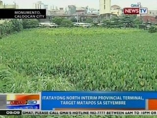 NTG: Itatayong North Interim Provincial Terminal, target matapos sa Setyembre