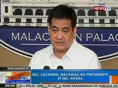 NTG: Sec. Lacierda, natawag na presidente si Sec. Roxas