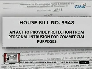 Anti-Intrusion of Privacy Bill, ipagbabawal ang pagkuha ng litrato nang walang pahintulot