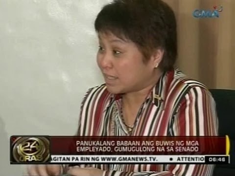 24Oras: Panukalang babaan ang buwis ng mga empleyado, gumugulong na sa Senado