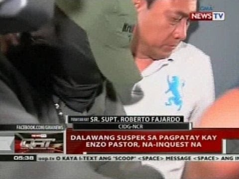 QRT: Dalawang suspek sa pagpatay kay Enzo Pastor, na-inquest na