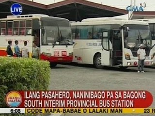 UB: Ilang pasahero, naninibago pa sa bagong South Interim Provincial Bus Station
