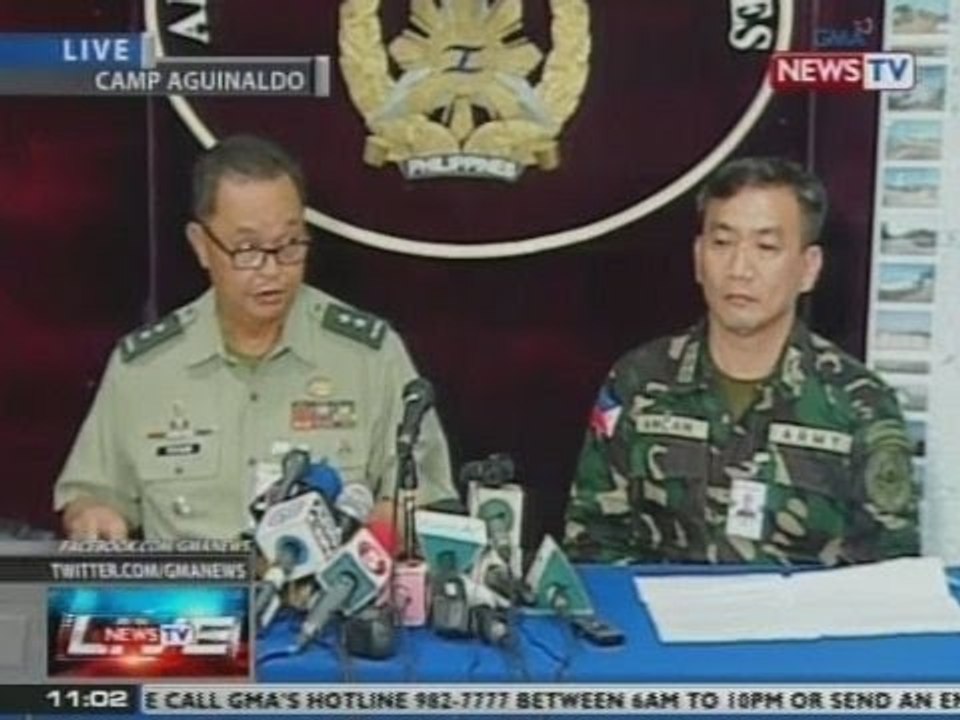 NTVL: Press briefing ng AFP kaugnay sa Pinoy peacekeepers sa Golan Heights