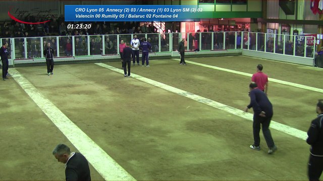 La jouerie de CRO Lyon, barrages du 36ème Trophée Charles Béraudier, Sport Boules, Lyon 2017