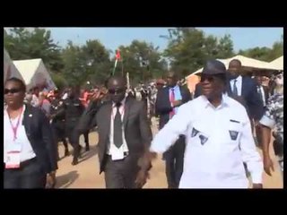 RTI1/‪Politique-Visite d’Etat dans le Denguélé -Meeting à Odienné : Extrait discours du Président‬