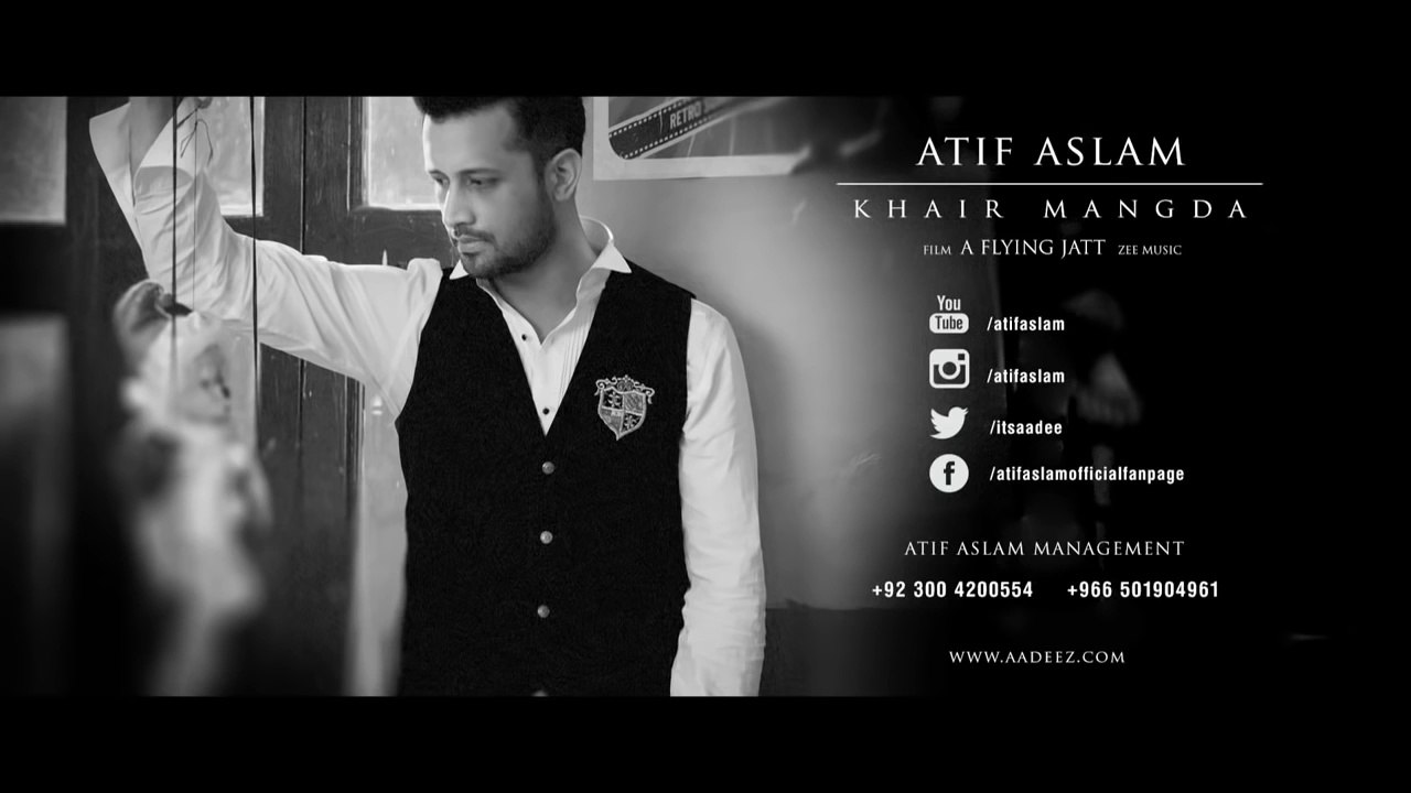 Atif Aslam New Sad Song (2017) Khair Mangda & with Raihan Vai.!!! [HD, 1280x720p]