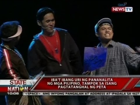 SONA: Iba't ibang uri ng pananalita ng mga Pilipino, tampok sa isang pagtatanghal ng PETA