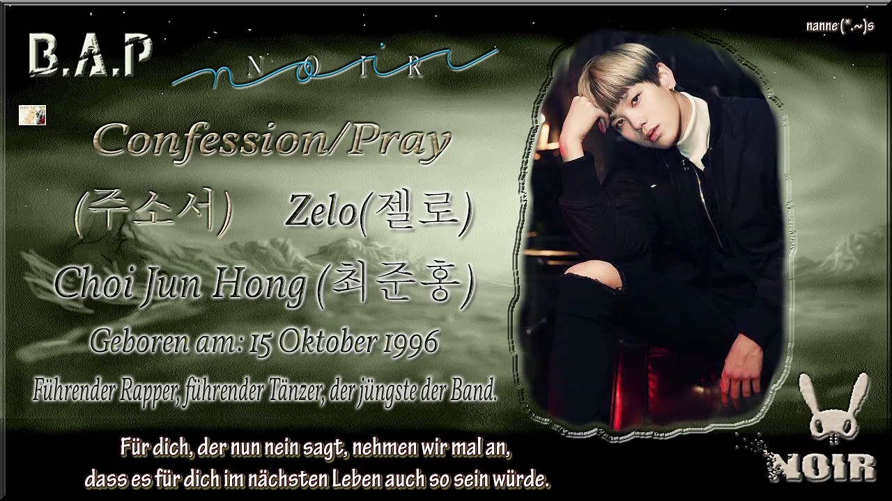 B.A.P Yongguk & Zelo – Confession/Pray k-pop [german Sub]