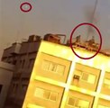 UFO in Tehran, Iran under Artillery Fire 1/16/2017