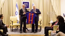 La Fundació FCB, rebuda pel president d'Israel
