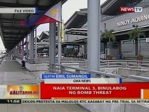 BT: NAIA terminal 3, binulabog ng bomb threat