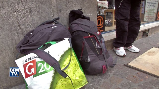 Ça brûle les doigts, ça fait très mal , les SDF témoignent du froid