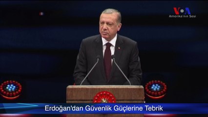 Erdoğan Güvenlik Güçlerini Tebrik Etti